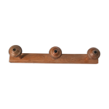 wooden coat rack