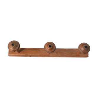 wooden coat rack