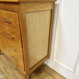 Vintage chest of drawers compass feet