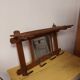 Wall coat rack with mirror
