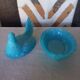 Blue opaline hen candy box
