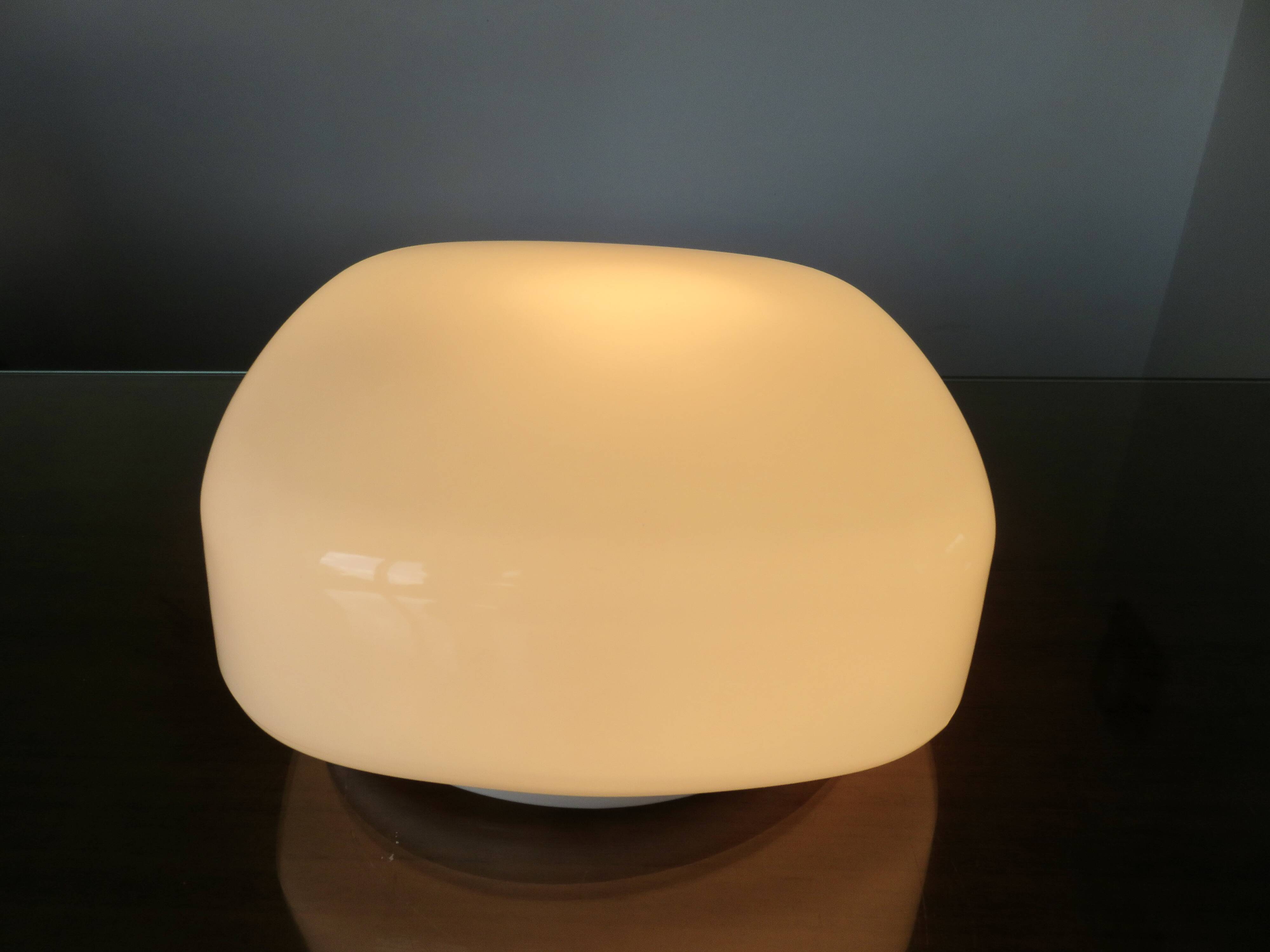 Ceiling light or wall lamp in opaline 1970 1980