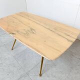Vintage italian marble coffee table, 1950s