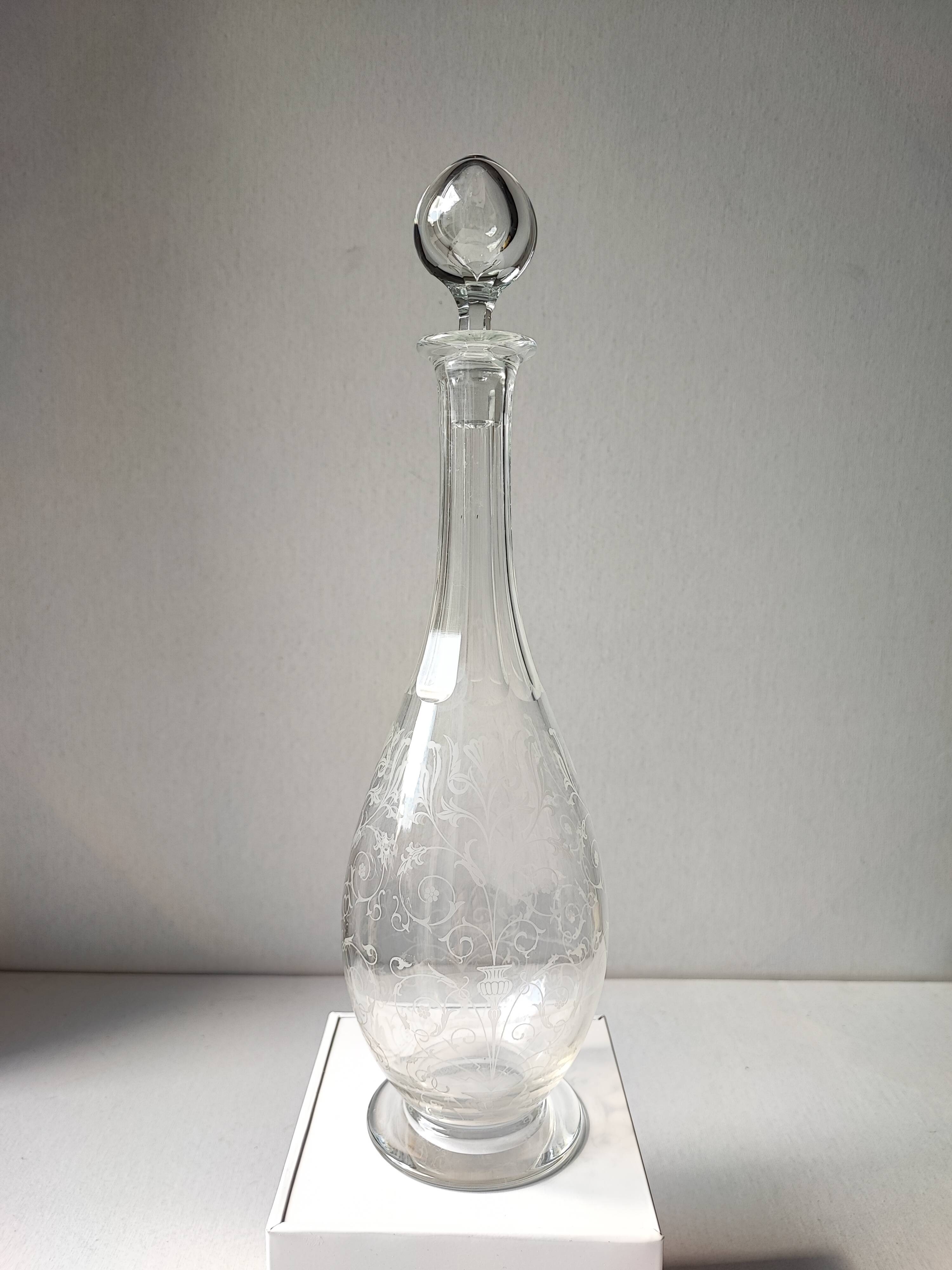 Baccarat crystal carafe