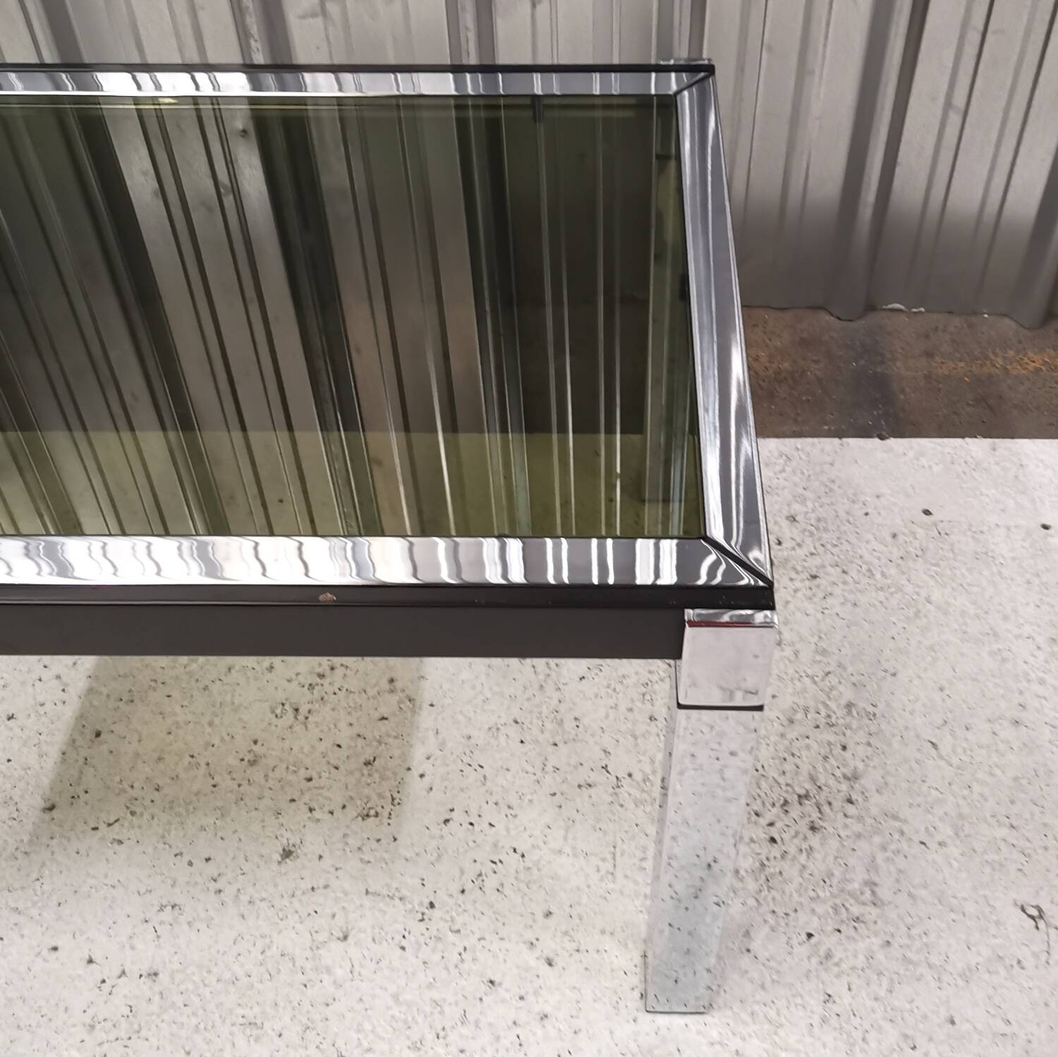 Table extensible La Métal Arredo, Italy, 1970