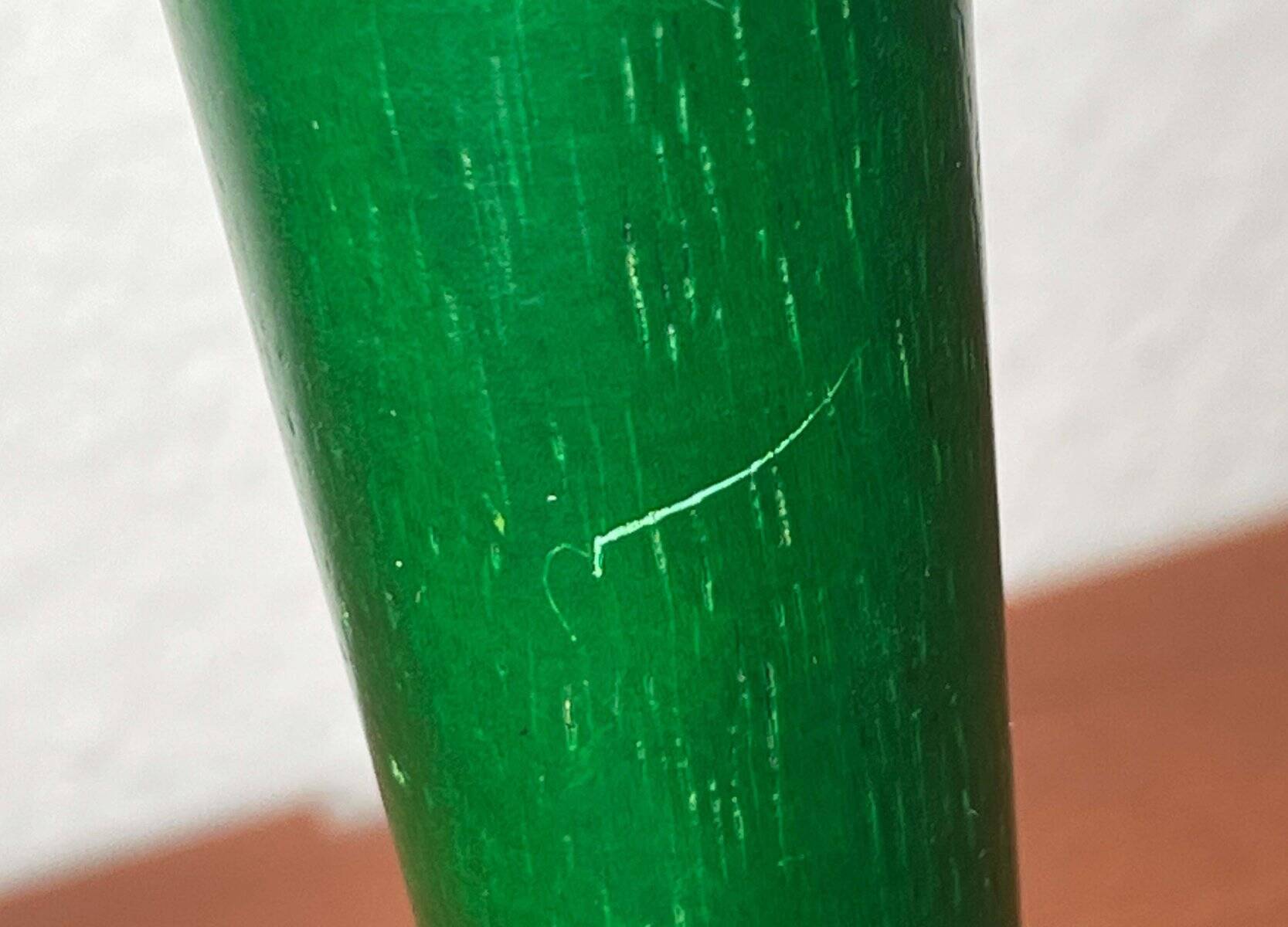 Postmodern yellow, green, red wooden chandelier Monokel by Ikea, 1980s.