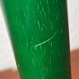 Postmodern yellow, green, red wooden chandelier Monokel by Ikea, 1980s.