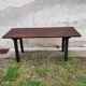 Table de ferme brutaliste minimaliste