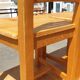 3 solid oak chairs