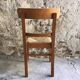 4 chaises vintage en bois et paille