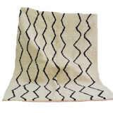 Handmade moroccan berber rug 190 x 158 cm
