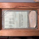 Vintage Painting Abstract Modernist Landscape By Thabe Carlson 1971