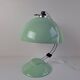Mid-Century Mint Green Czech Desk Lamp with Chrome and Adjustable Shade