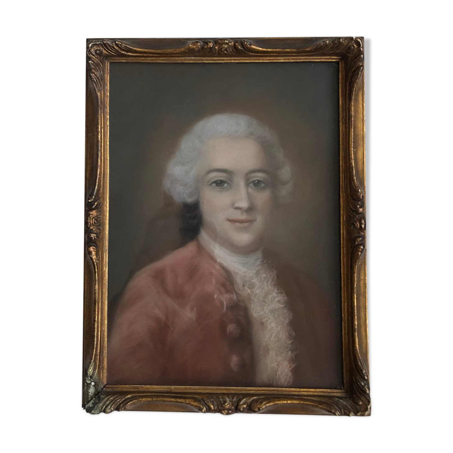 Painting portrait man