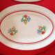 Lot de 9 Assiettes Gien. Petites fleurs.