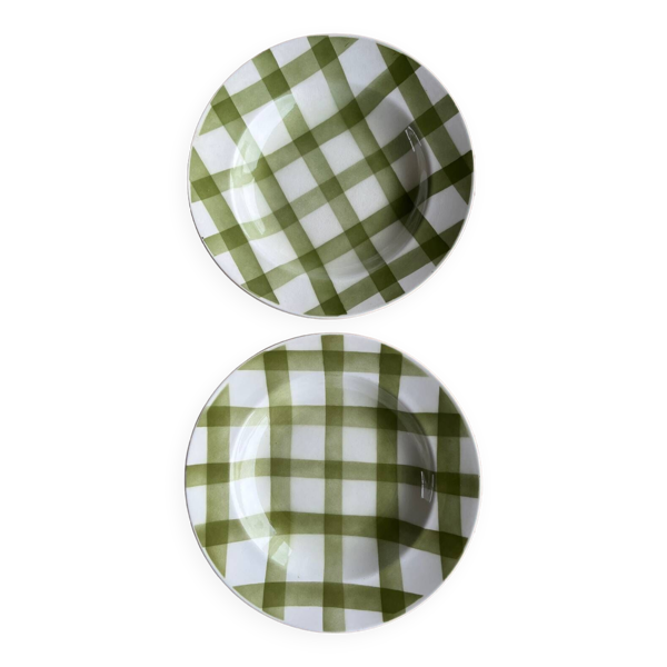 Assiettes creuses Moulin des Loups modèle «&nbsp;Nappe&nbsp;»