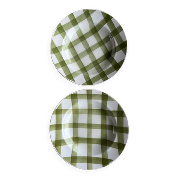 Moulin des Loups soup plates “Tablecloth” model