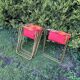 Set of 4 vintage 1970s camping folding chairs