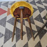 Wooden tripod stool