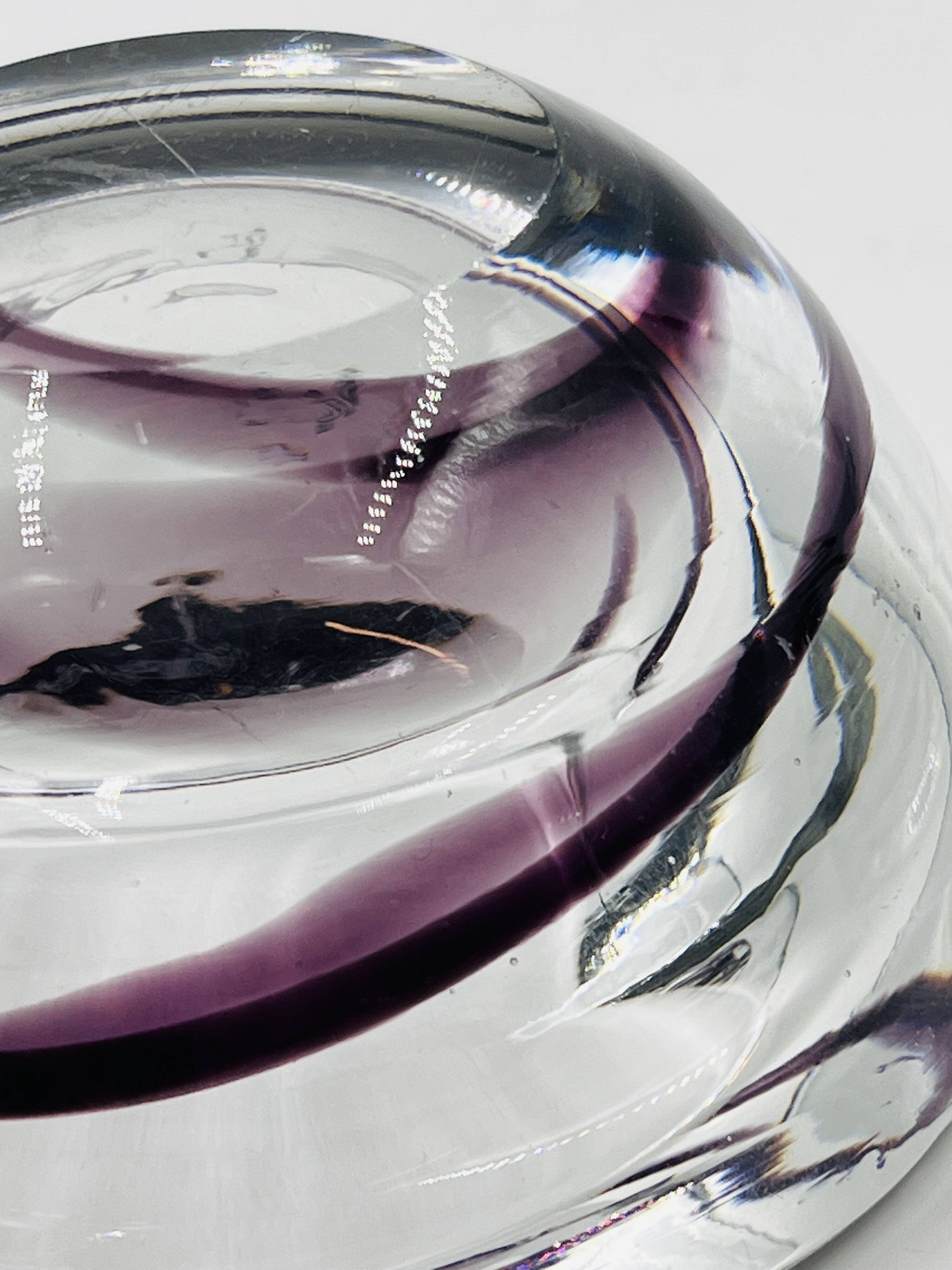 Set of two Kosta boda candlesticks by Anna Ehrner