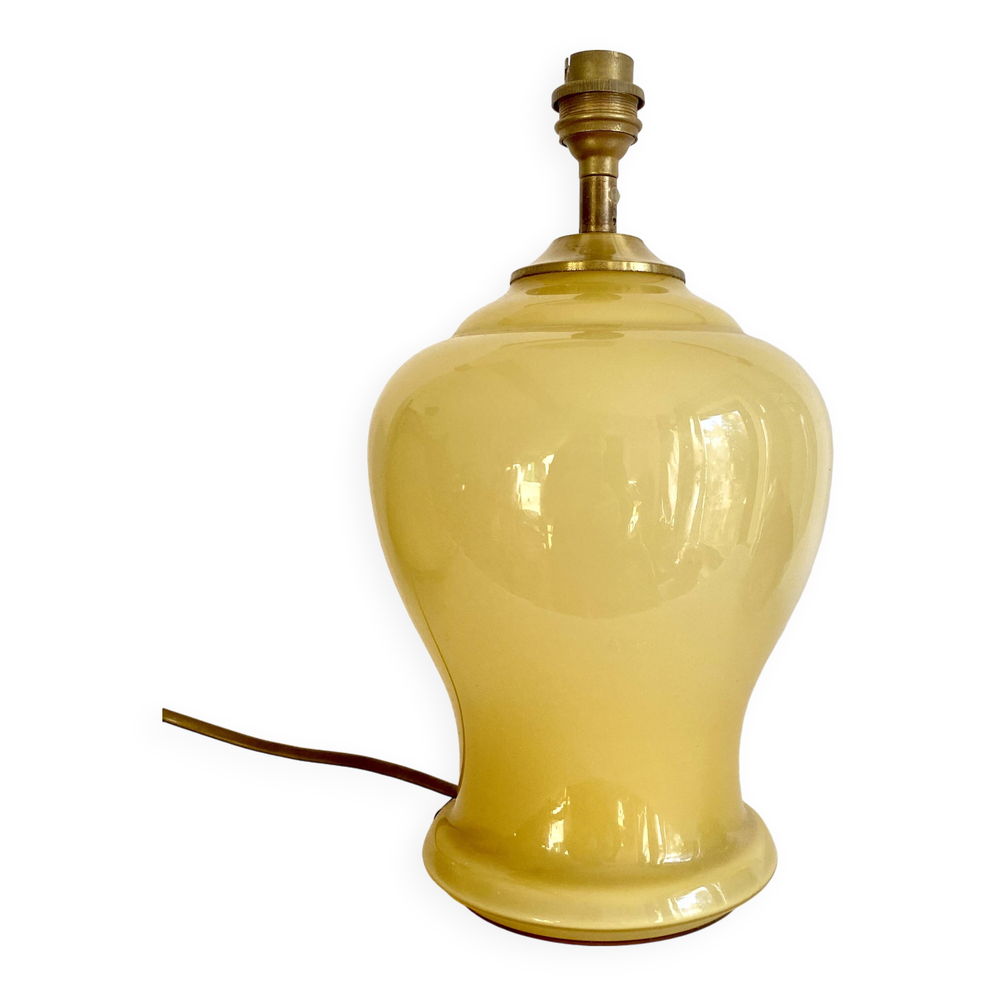 Glass lamp base, Denmark