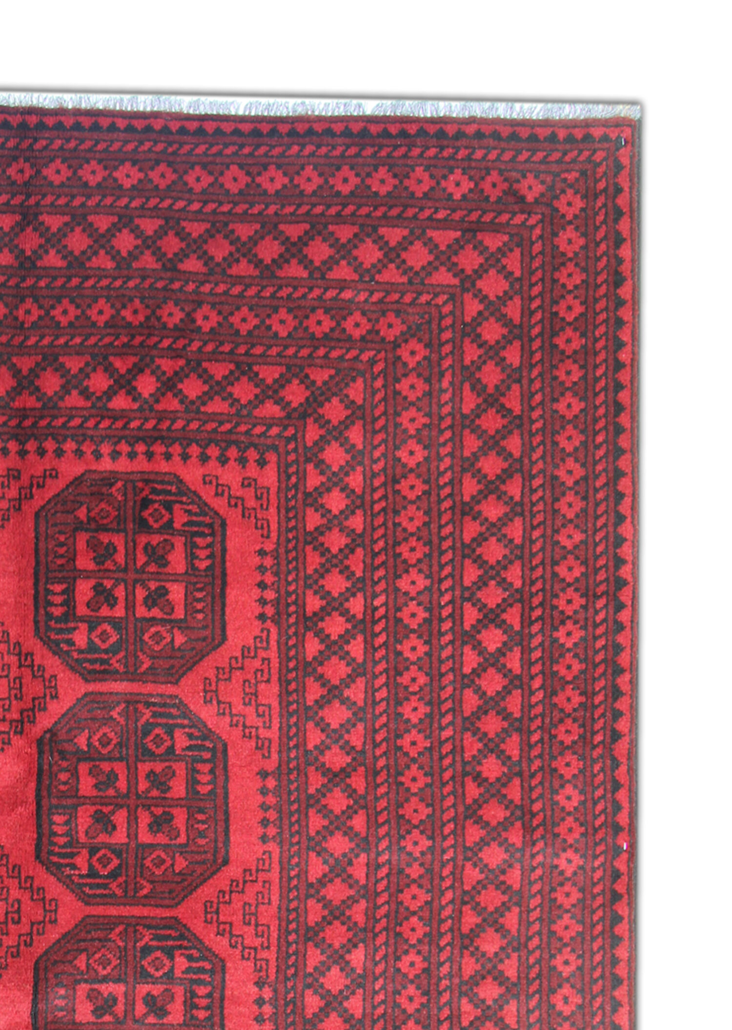 Red Wool Carpet Traditional Ziegler Rug- 164x237cm
