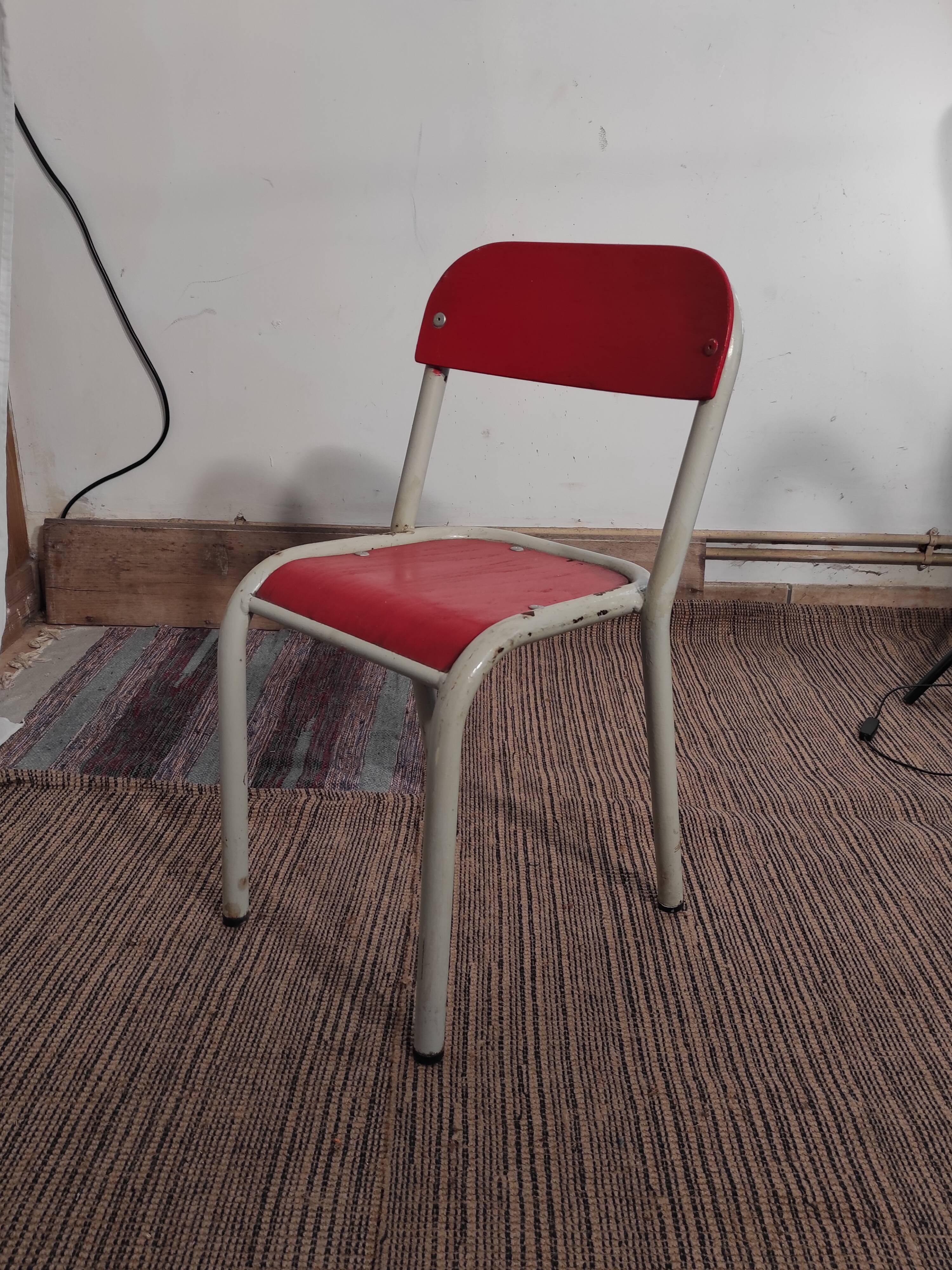 Kindergarten chair / children's chair / school chair 1960