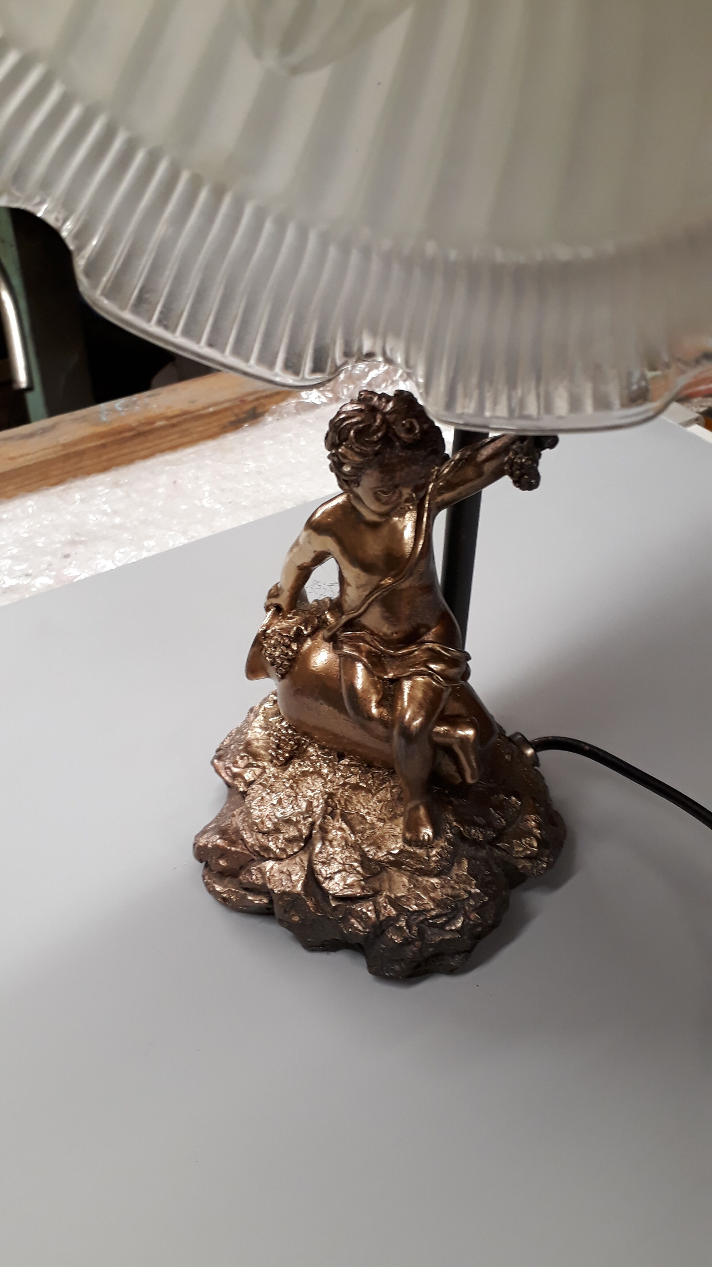 Lampe tulipe style art nouveau
