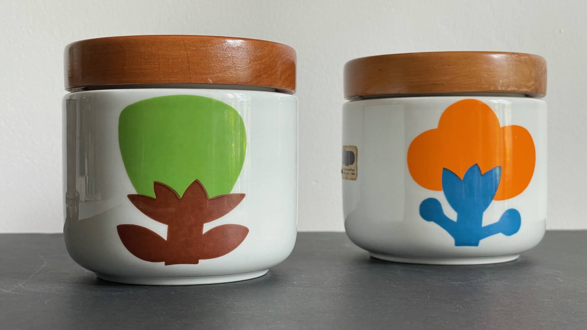 Jars franco pozzi - made in italy vintage