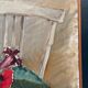 Huile sur toile originale suédoise – “Gloxinée” par Aina Engström