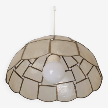 Vintage mother-of-pearl pendant light