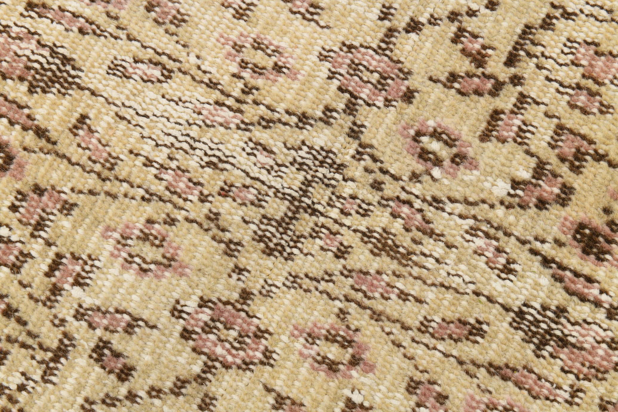 Hand-made vintage rug 303x206cm