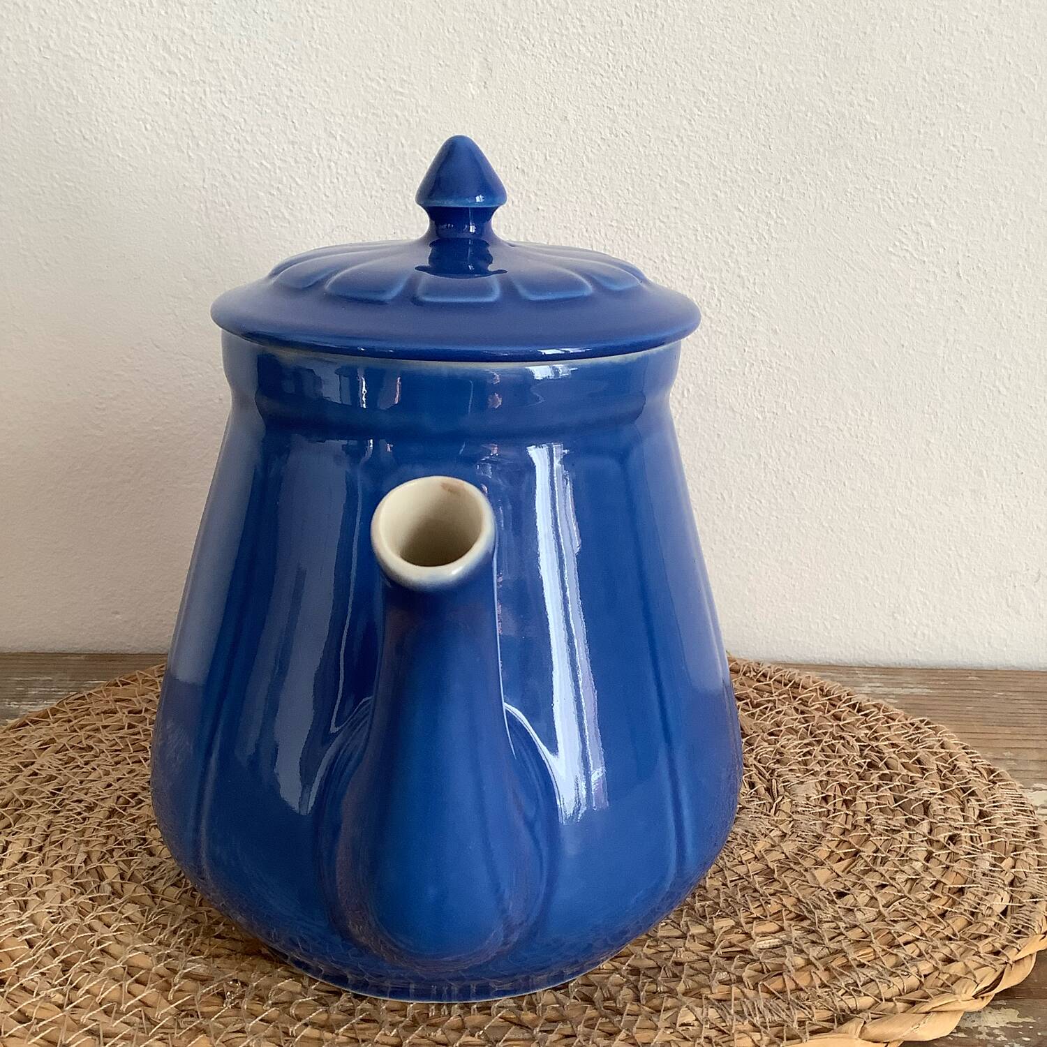 Blue teapot, coffee pot
