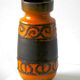 Vintage ceramic vase fat lava, West Germany, h. 22 cm.