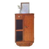 Art deco bedside table with marble
