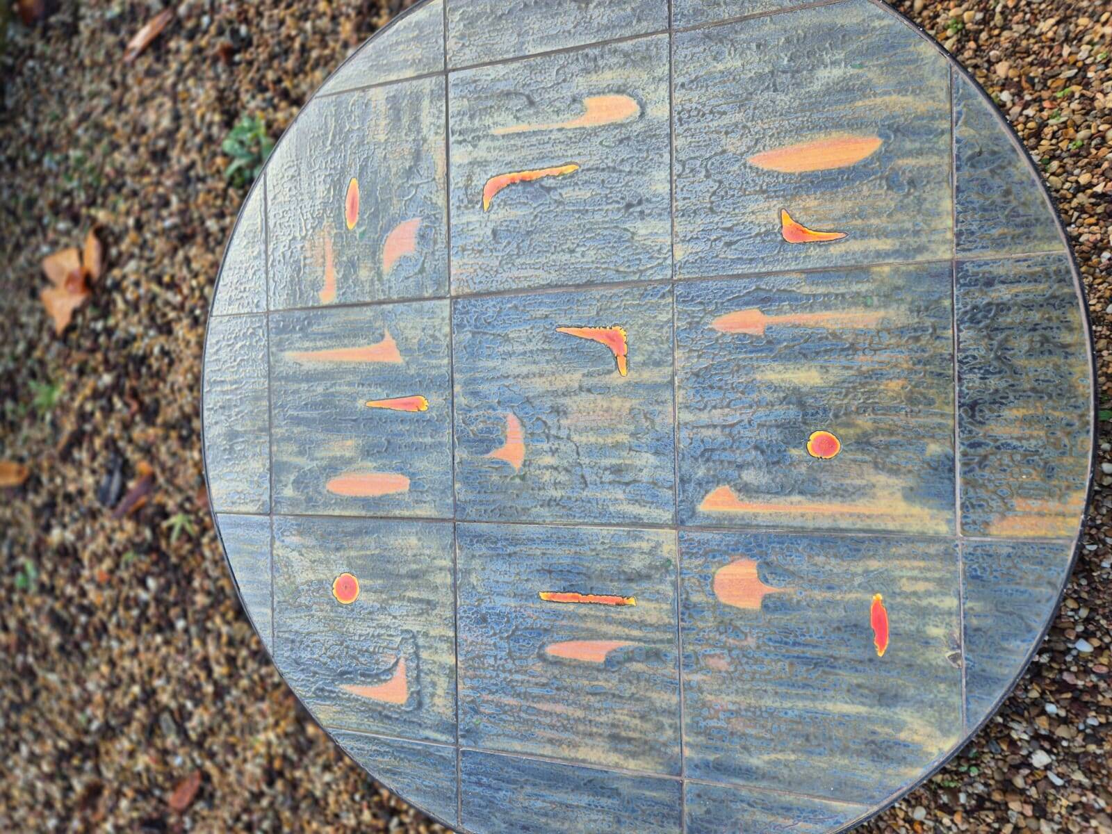 Ceramic coffee table by Jacques Lignier