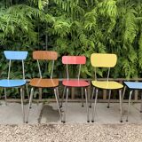 Mismatched formica chairs