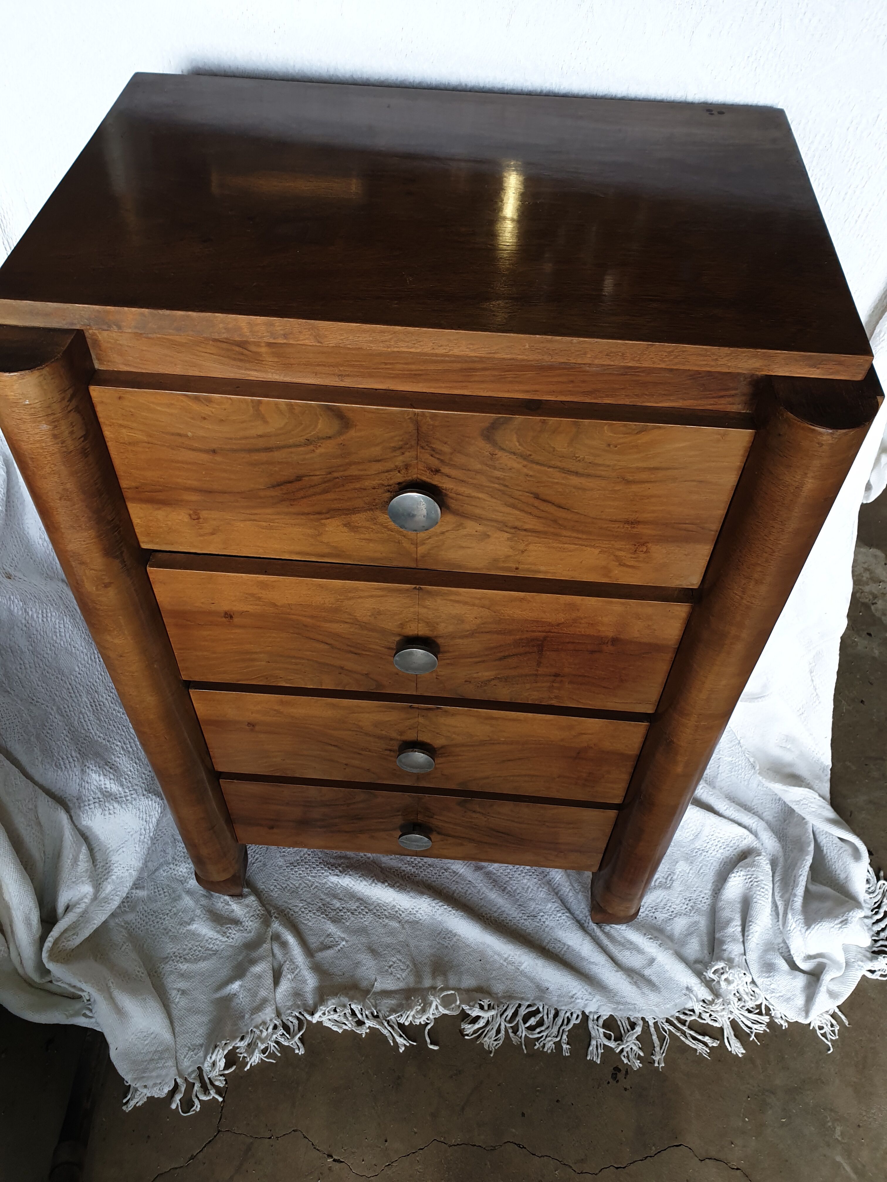 Chiffonnier 4 tiroirs art deco