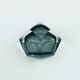 Diamond-Shaped Murano Glass Catchall by F. Poli for Seguso, Italy, 1970s