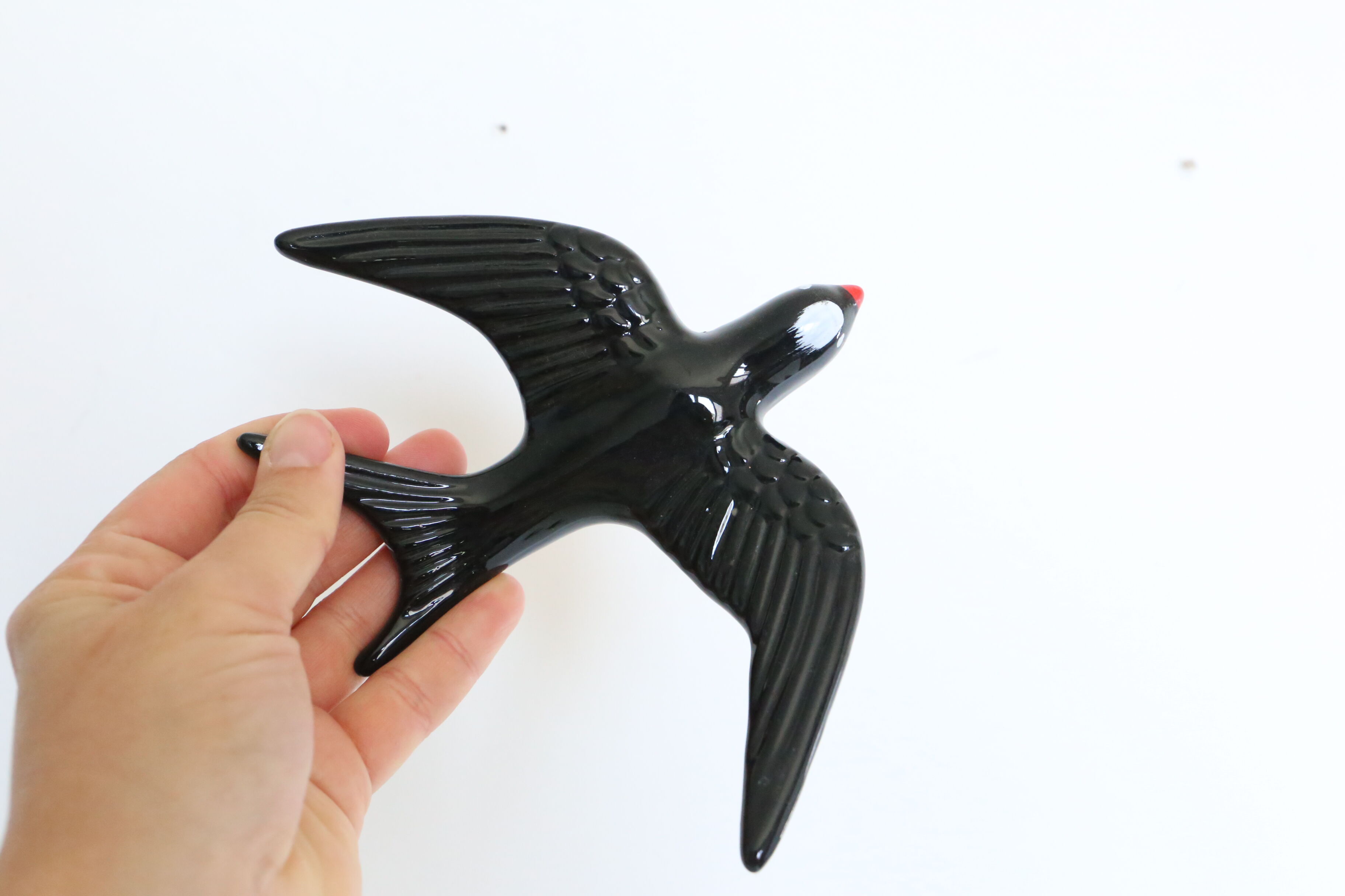 Soaring 3 ceramic swallows
