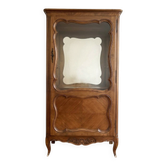 Vitrine ancienne en bois massif style classique
