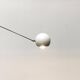 Floor lamp model Orbiter from the mid-century space age by Robert Sonneman for Luci Italia, 1960s.