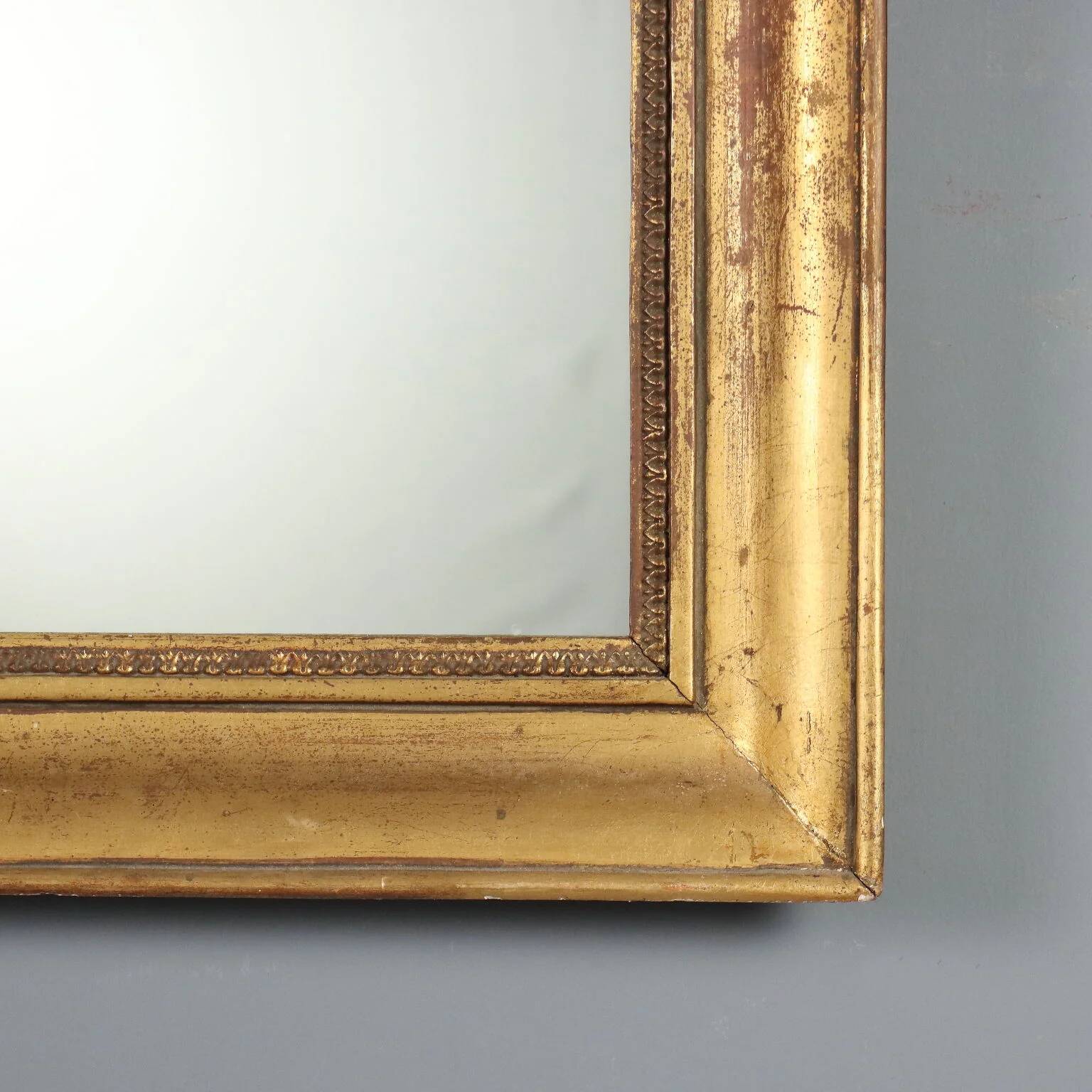 Empire style gilded mirror - Italy 20th century