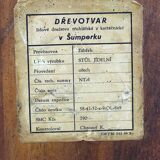 Restored Walnut Folding Dining Table by Jindřich Halabala for Drevotvar, 1940s