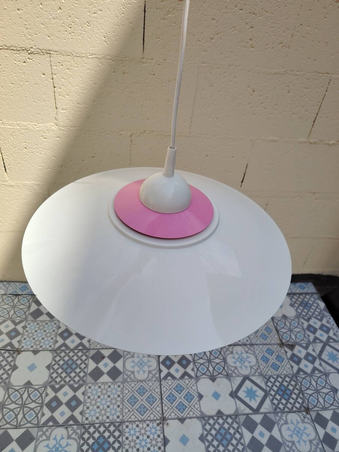 Space Age pendant light from the 70s