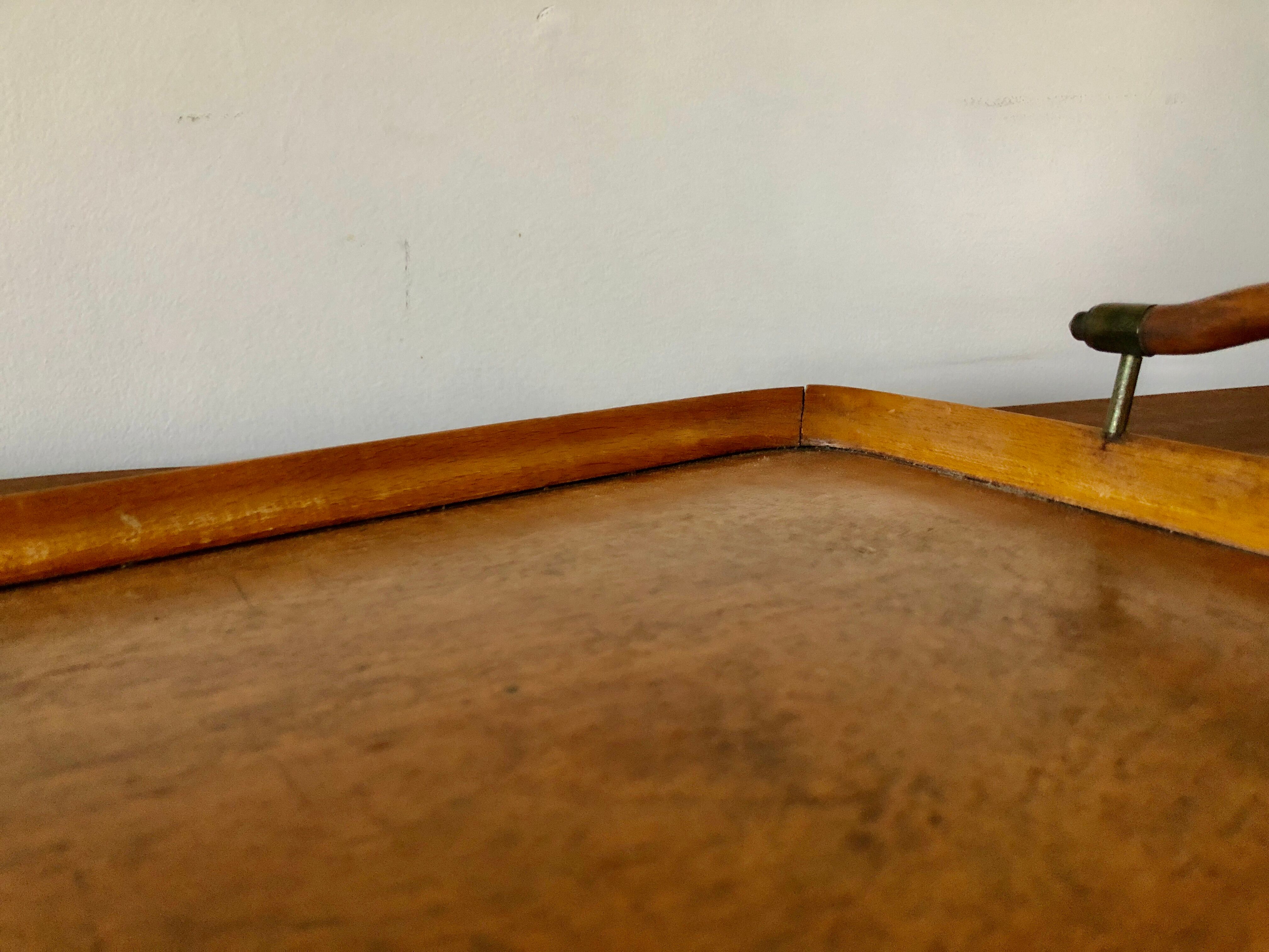 Wooden service tray 1960