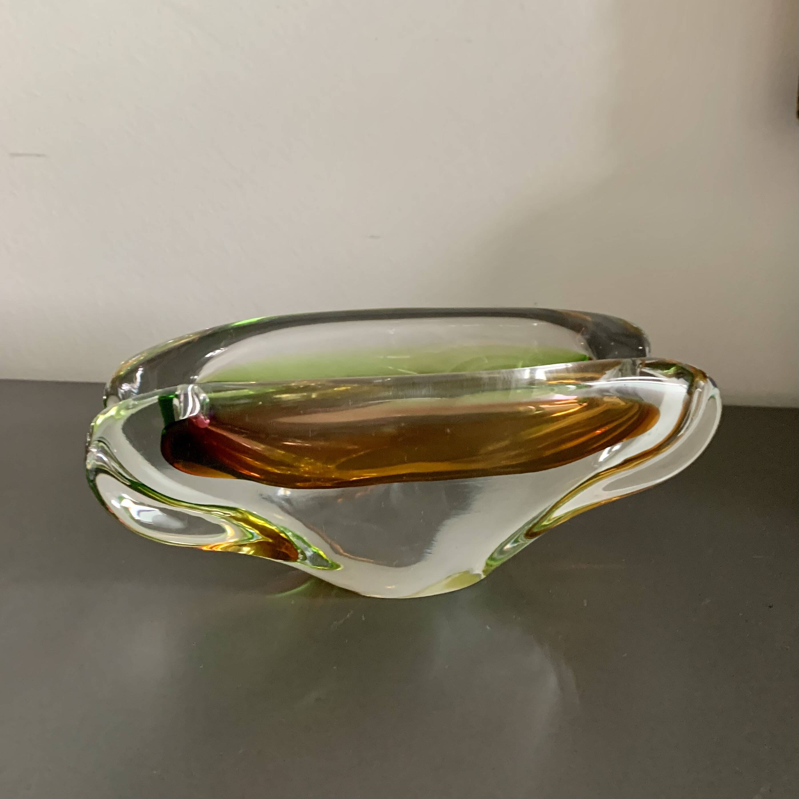 Astray by Josef Rozinek for Novy Bor Glassworks, 1960s