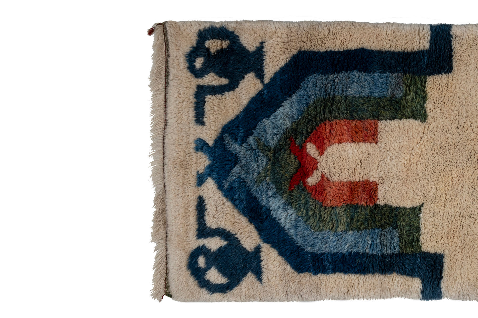 Vintage Turkish Mohair Tulu Rug 125 x 180 cm