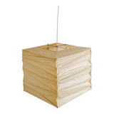 Vintage Mid Century "35X" Paper Ceiling Pendant Lamp by Isamu Noguchi 1970s