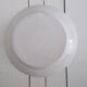 Round dish porcelain on fire